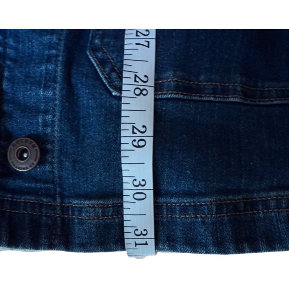 Duluth Trading Co Women’s Daily Denim Trench Size XS - Picture 11 of 12